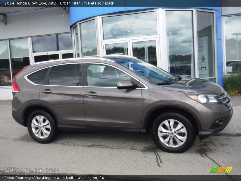 Urban Titanium Metallic / Black 2014 Honda CR-V EX-L AWD