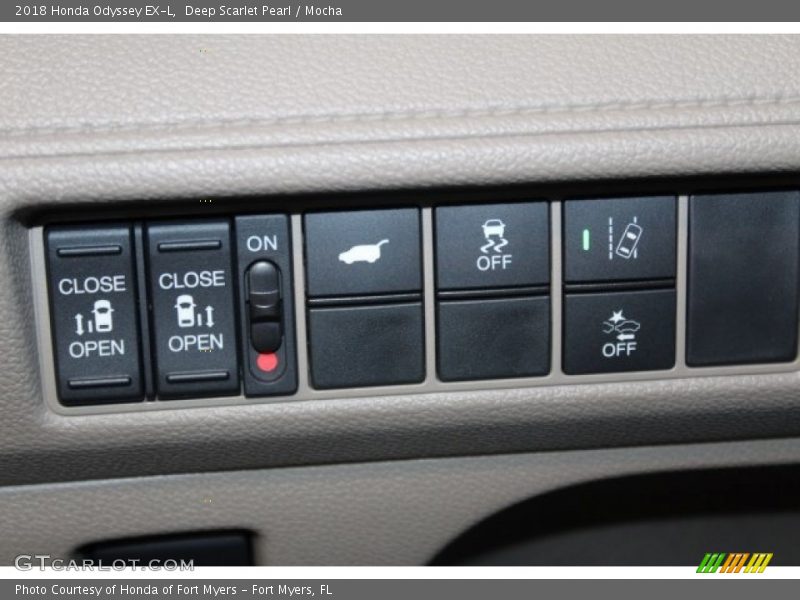 Deep Scarlet Pearl / Mocha 2018 Honda Odyssey EX-L