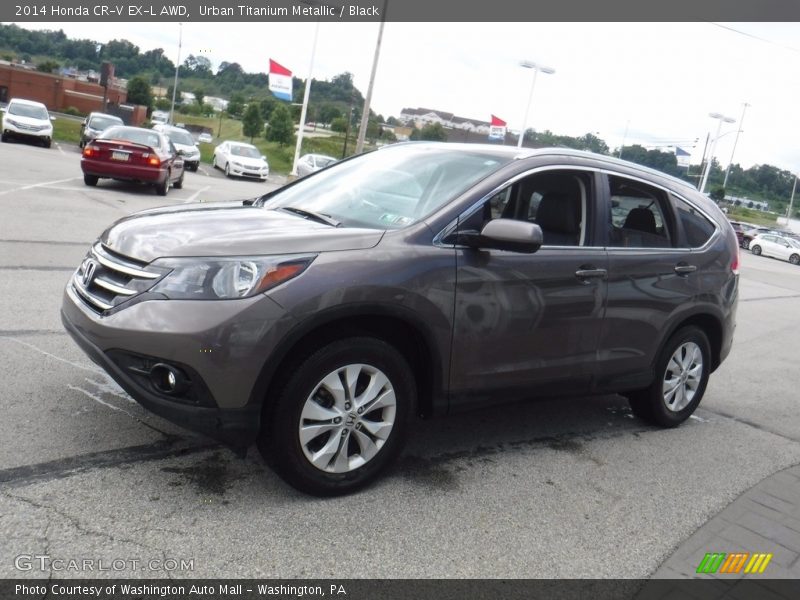 Urban Titanium Metallic / Black 2014 Honda CR-V EX-L AWD
