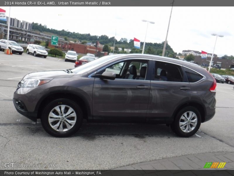 Urban Titanium Metallic / Black 2014 Honda CR-V EX-L AWD