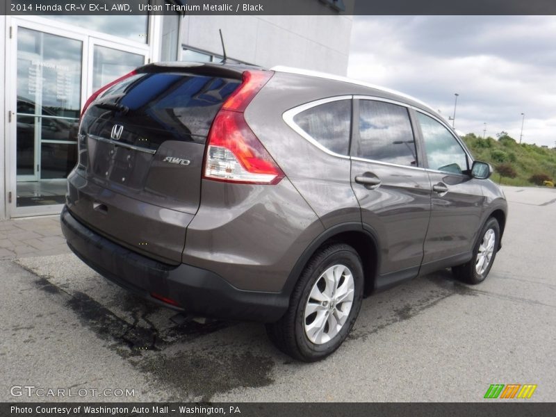 Urban Titanium Metallic / Black 2014 Honda CR-V EX-L AWD