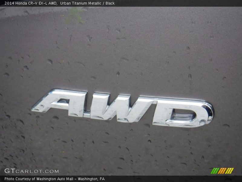 Urban Titanium Metallic / Black 2014 Honda CR-V EX-L AWD