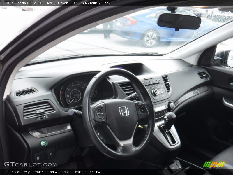 Urban Titanium Metallic / Black 2014 Honda CR-V EX-L AWD