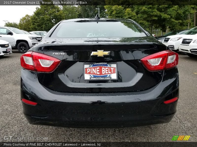 Mosaic Black Metallic / Jet Black 2017 Chevrolet Cruze LS