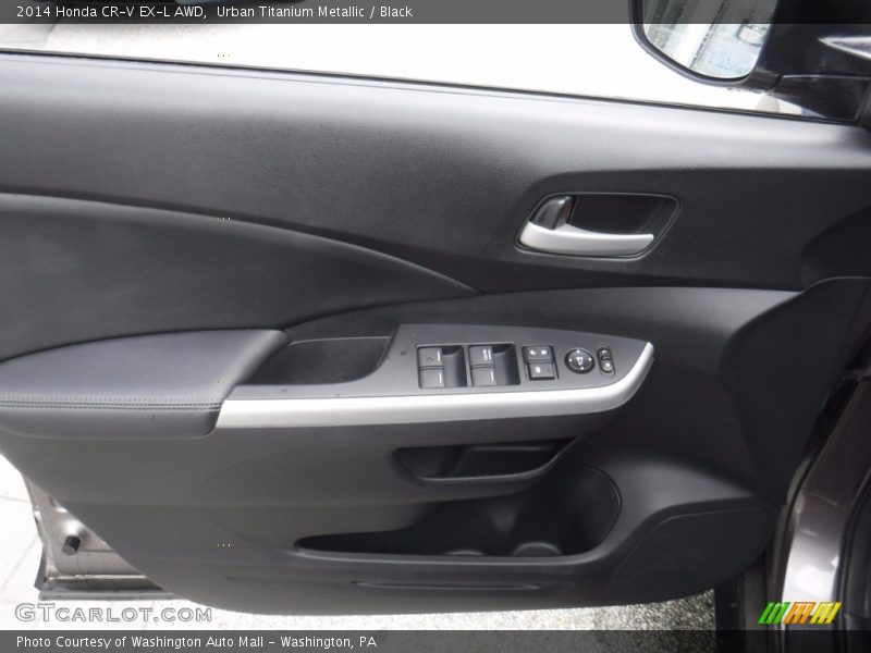 Urban Titanium Metallic / Black 2014 Honda CR-V EX-L AWD