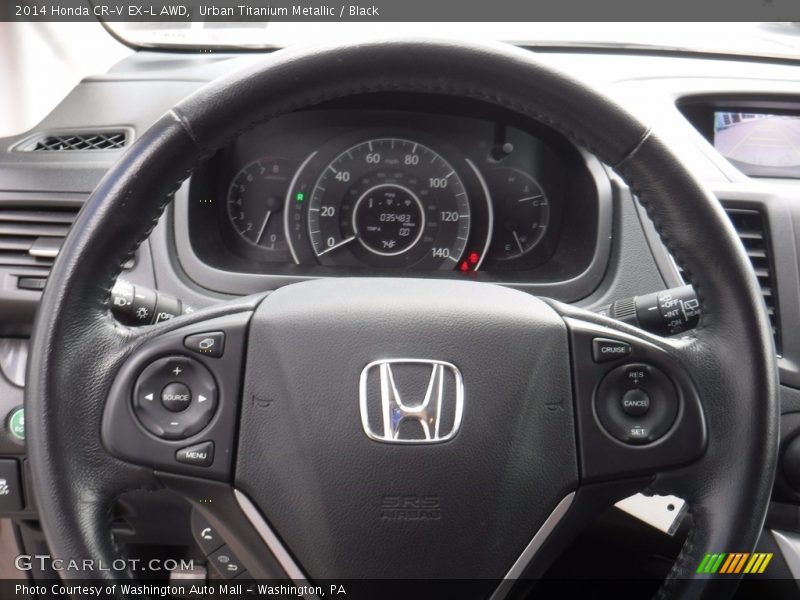 Urban Titanium Metallic / Black 2014 Honda CR-V EX-L AWD