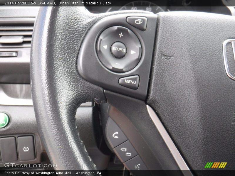Urban Titanium Metallic / Black 2014 Honda CR-V EX-L AWD