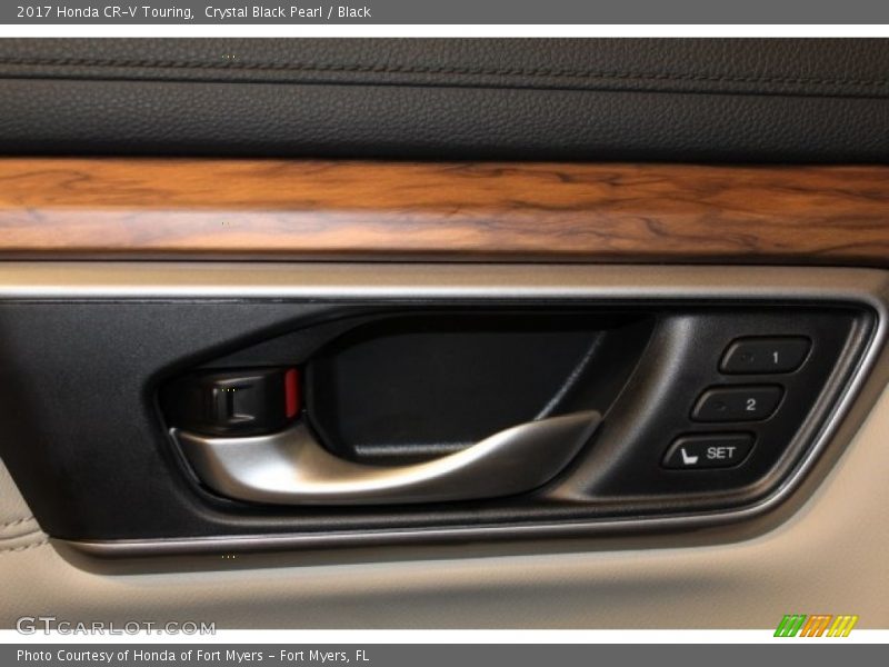 Crystal Black Pearl / Black 2017 Honda CR-V Touring