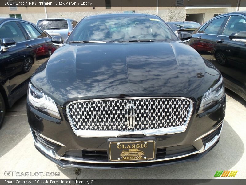 Black Velvet / Ebony 2017 Lincoln MKZ Premier