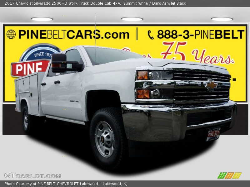 Summit White / Dark Ash/Jet Black 2017 Chevrolet Silverado 2500HD Work Truck Double Cab 4x4