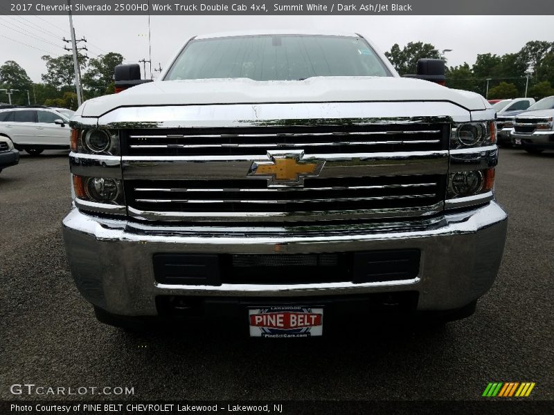 Summit White / Dark Ash/Jet Black 2017 Chevrolet Silverado 2500HD Work Truck Double Cab 4x4