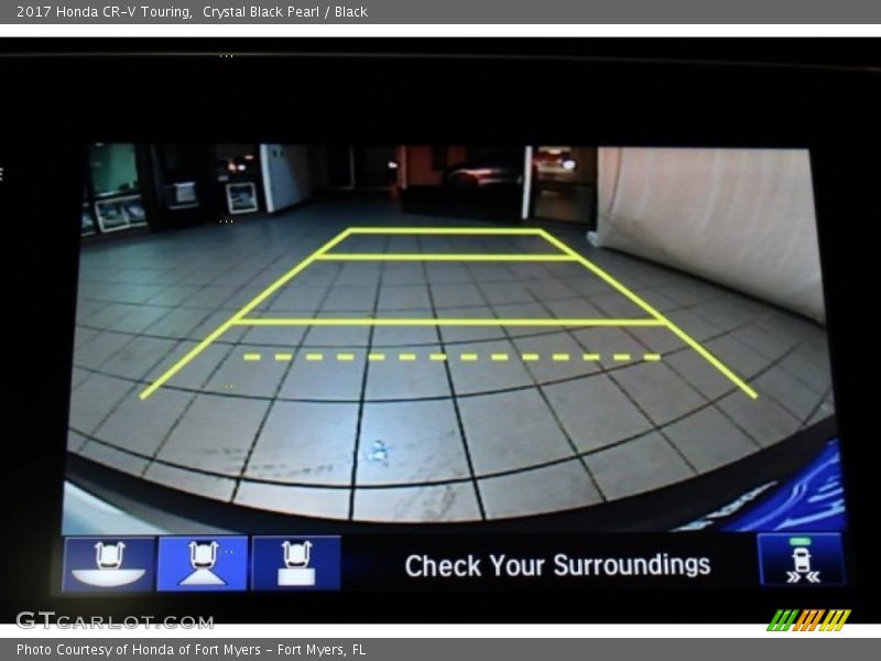 Crystal Black Pearl / Black 2017 Honda CR-V Touring