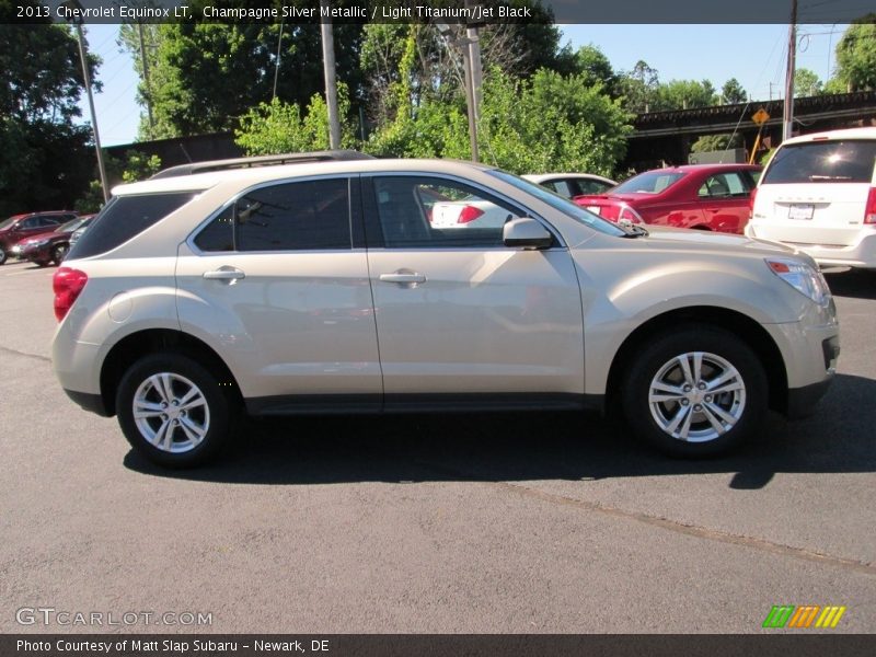 Champagne Silver Metallic / Light Titanium/Jet Black 2013 Chevrolet Equinox LT