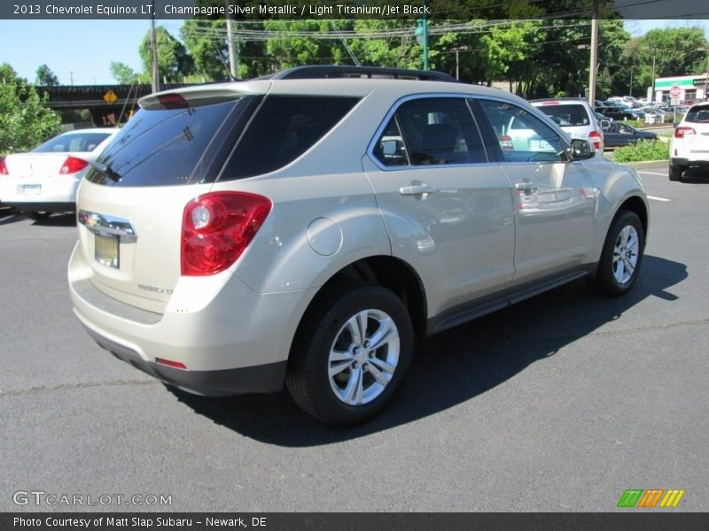 Champagne Silver Metallic / Light Titanium/Jet Black 2013 Chevrolet Equinox LT