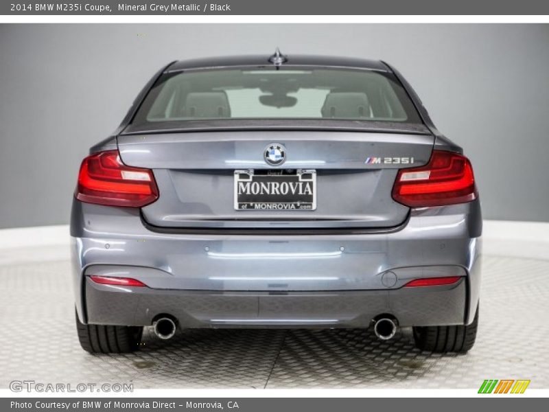 Mineral Grey Metallic / Black 2014 BMW M235i Coupe