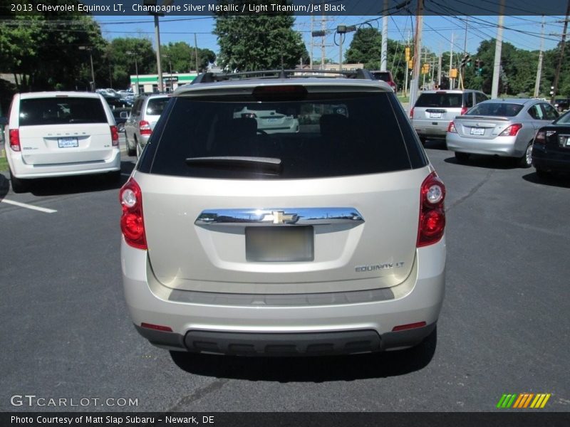 Champagne Silver Metallic / Light Titanium/Jet Black 2013 Chevrolet Equinox LT