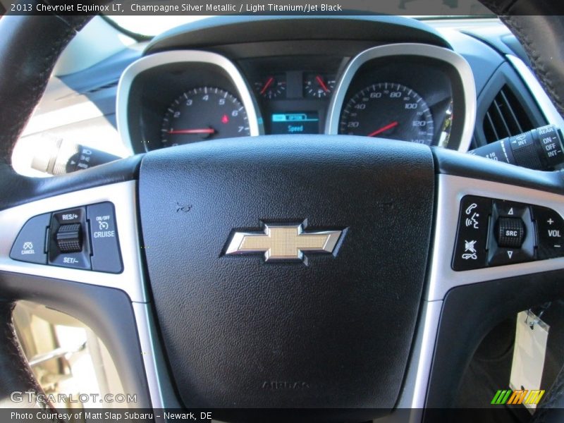 Champagne Silver Metallic / Light Titanium/Jet Black 2013 Chevrolet Equinox LT