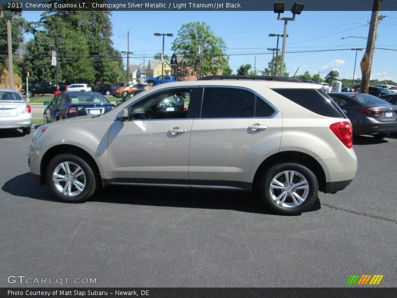 Champagne Silver Metallic / Light Titanium/Jet Black 2013 Chevrolet Equinox LT