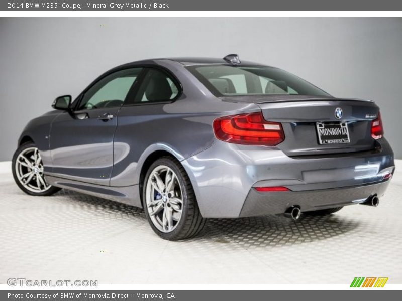 Mineral Grey Metallic / Black 2014 BMW M235i Coupe