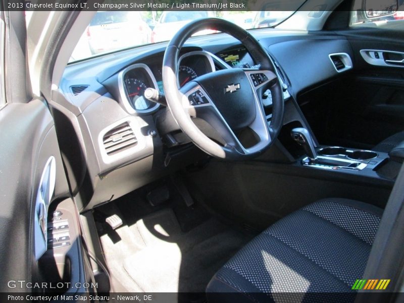 Champagne Silver Metallic / Light Titanium/Jet Black 2013 Chevrolet Equinox LT