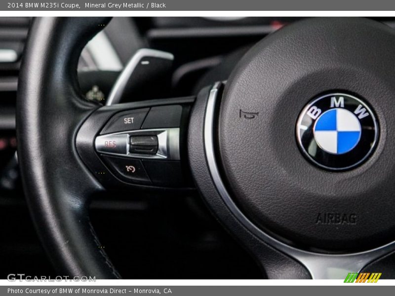 Mineral Grey Metallic / Black 2014 BMW M235i Coupe