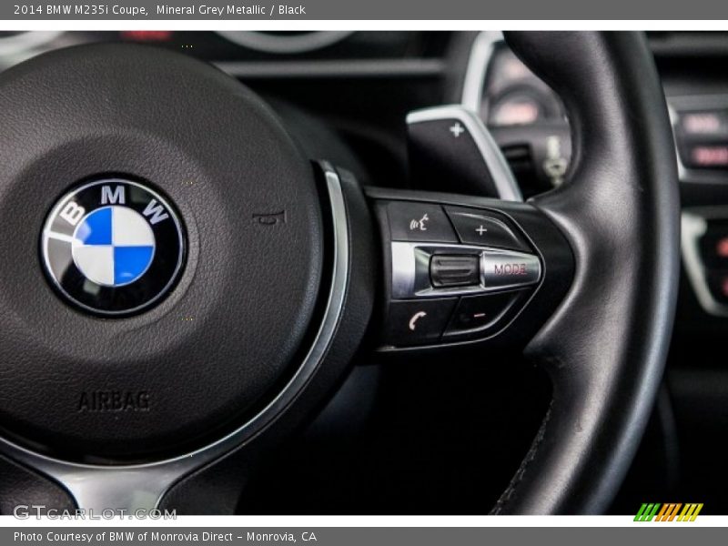 Mineral Grey Metallic / Black 2014 BMW M235i Coupe