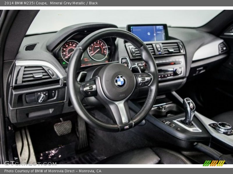 Mineral Grey Metallic / Black 2014 BMW M235i Coupe