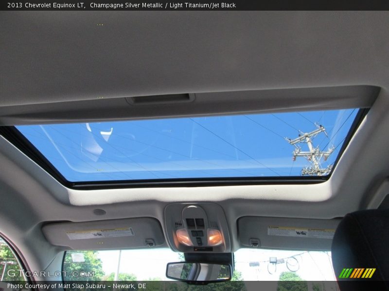 Champagne Silver Metallic / Light Titanium/Jet Black 2013 Chevrolet Equinox LT
