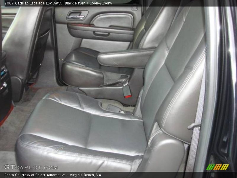 Black Raven / Ebony/Ebony 2007 Cadillac Escalade ESV AWD