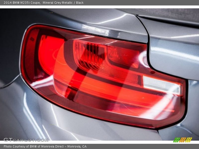 Mineral Grey Metallic / Black 2014 BMW M235i Coupe