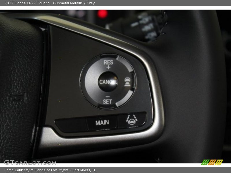 Gunmetal Metallic / Gray 2017 Honda CR-V Touring