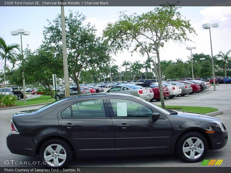 Charcoal Beige Metallic / Charcoal Black 2006 Ford Fusion SE