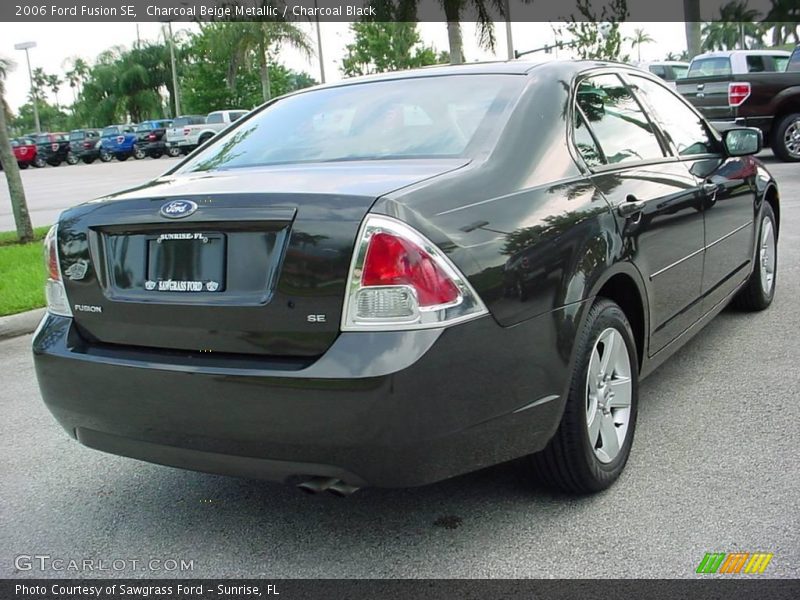Charcoal Beige Metallic / Charcoal Black 2006 Ford Fusion SE
