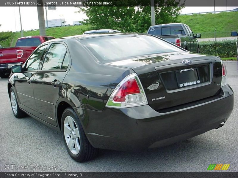 Charcoal Beige Metallic / Charcoal Black 2006 Ford Fusion SE
