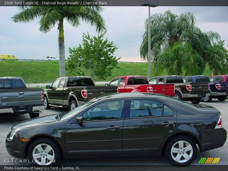 Charcoal Beige Metallic / Charcoal Black 2006 Ford Fusion SE