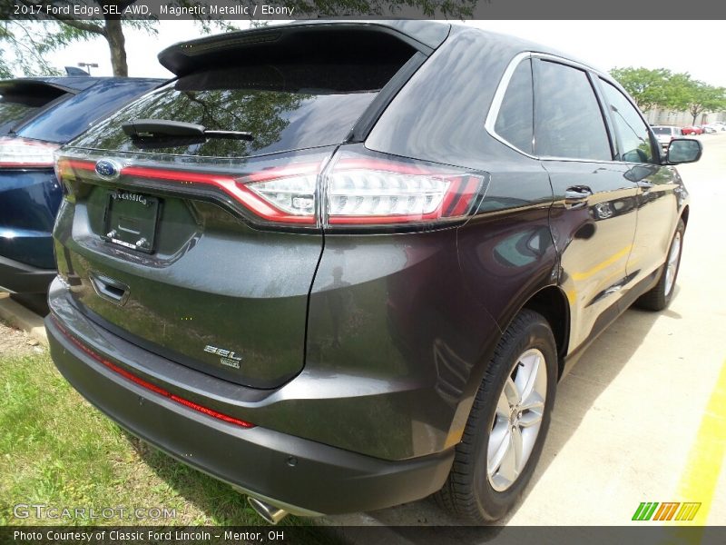 Magnetic Metallic / Ebony 2017 Ford Edge SEL AWD
