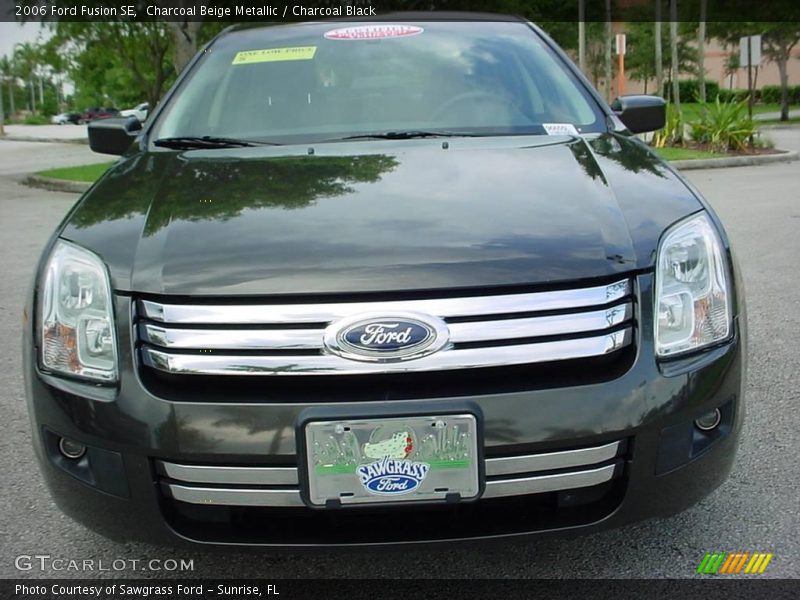 Charcoal Beige Metallic / Charcoal Black 2006 Ford Fusion SE