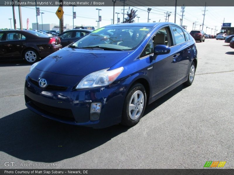 Blue Ribbon Metallic / Bisque 2010 Toyota Prius Hybrid V