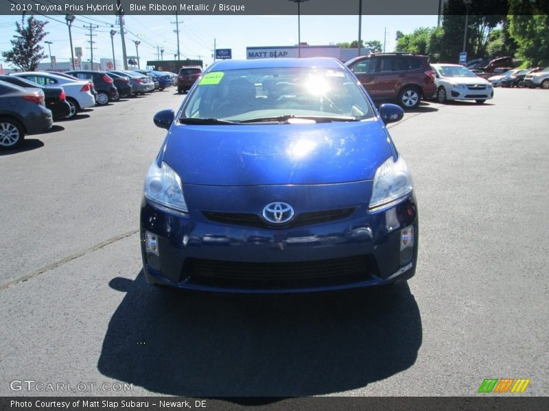 Blue Ribbon Metallic / Bisque 2010 Toyota Prius Hybrid V