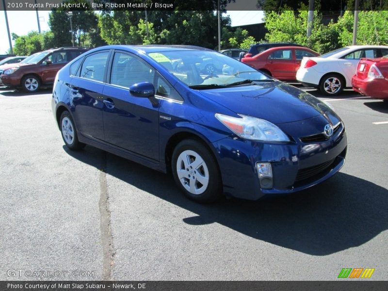 Blue Ribbon Metallic / Bisque 2010 Toyota Prius Hybrid V