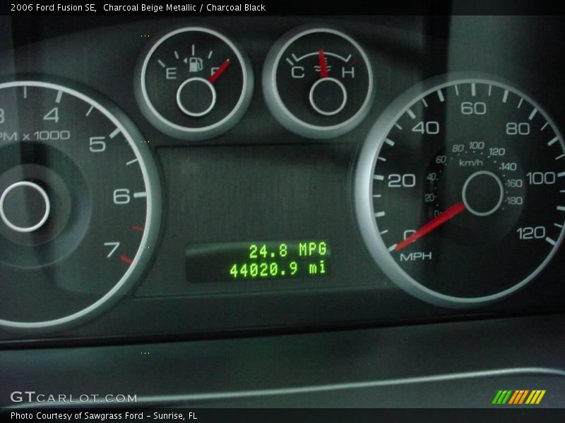 Charcoal Beige Metallic / Charcoal Black 2006 Ford Fusion SE