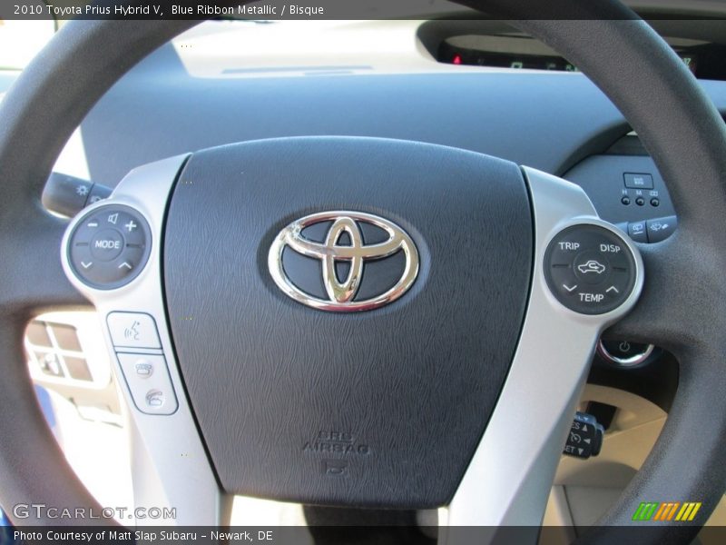 Blue Ribbon Metallic / Bisque 2010 Toyota Prius Hybrid V