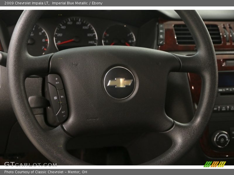 Imperial Blue Metallic / Ebony 2009 Chevrolet Impala LT