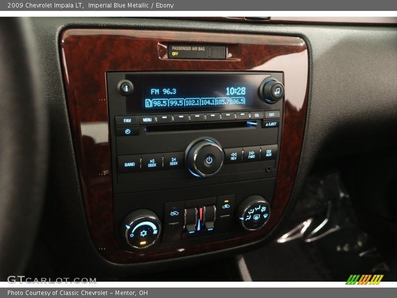 Imperial Blue Metallic / Ebony 2009 Chevrolet Impala LT