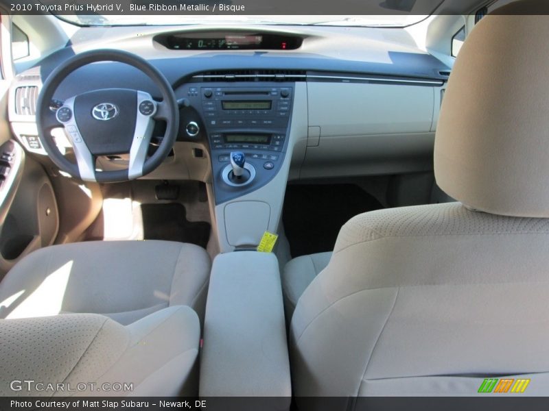 Blue Ribbon Metallic / Bisque 2010 Toyota Prius Hybrid V