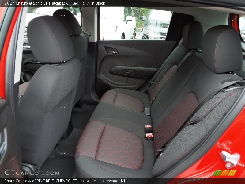 Red Hot / Jet Black 2017 Chevrolet Sonic LT Hatchback