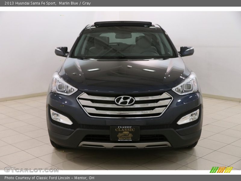 Marlin Blue / Gray 2013 Hyundai Santa Fe Sport