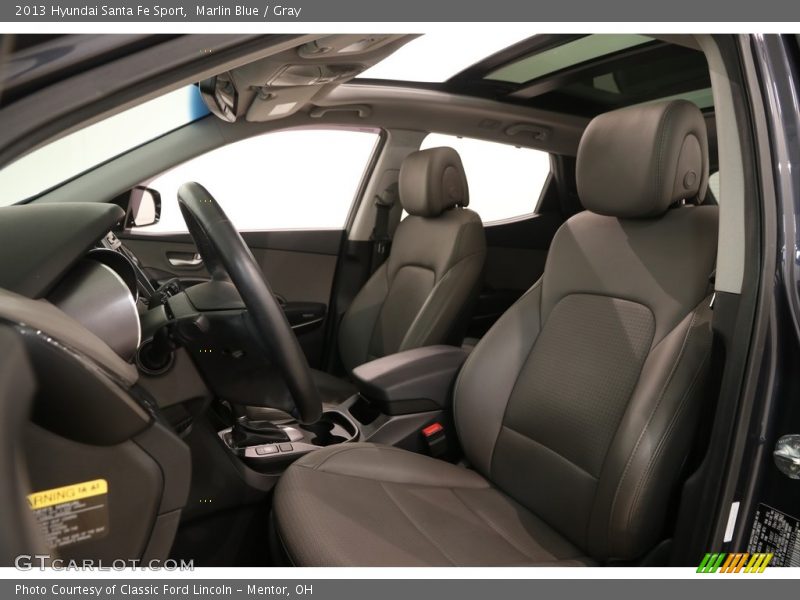 Marlin Blue / Gray 2013 Hyundai Santa Fe Sport