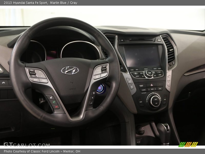 Marlin Blue / Gray 2013 Hyundai Santa Fe Sport
