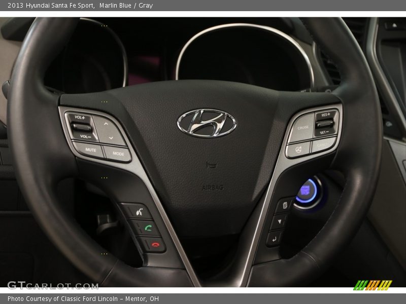 Marlin Blue / Gray 2013 Hyundai Santa Fe Sport